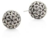 Thumbnail for your product : Adriana Orsini Anise Crystal Sphere Stud Earrings