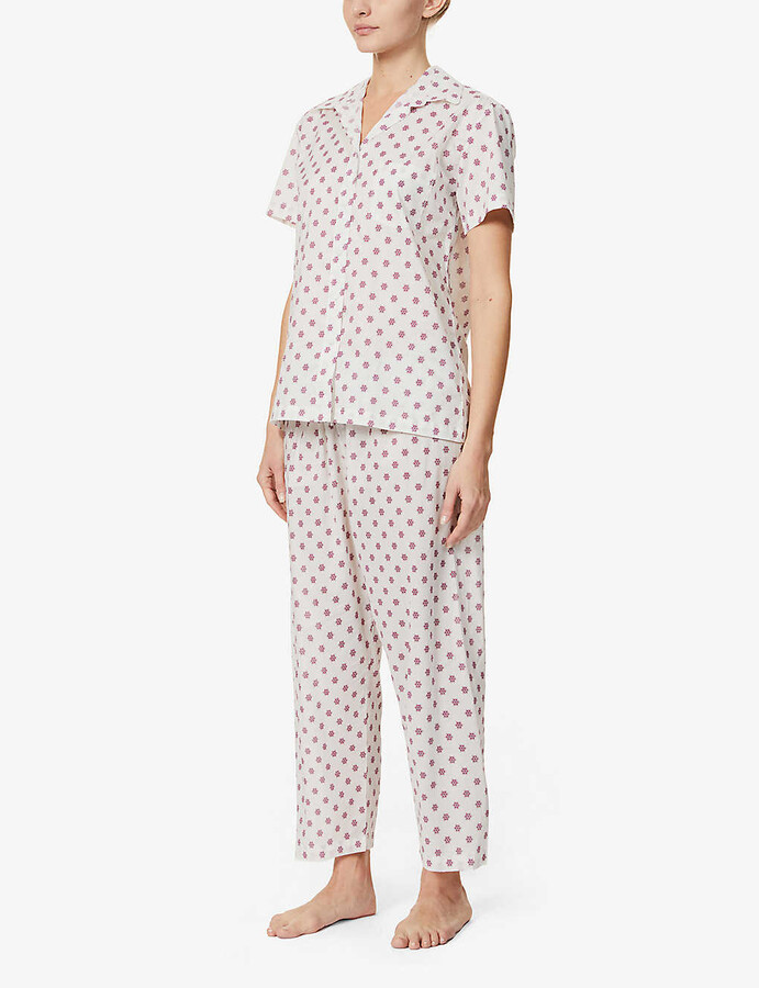 Femmes à Lanières Débardeur coton Cami Nightwear pyjama gris moyen Ex High Street