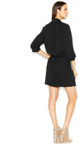 Thumbnail for your product : Rachel Roy Long-Sleeve Band-Collar Zipper-Front Dress