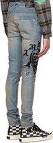 Thumbnail for your product : Amiri Indigo Wes Lang Reaper Jeans