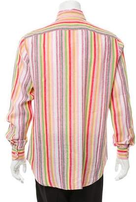 Etro Striped Button-Up Shirt