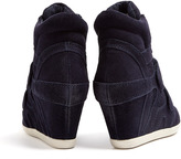 Thumbnail for your product : Ash Midnight Bea Suede Wedge Trainer