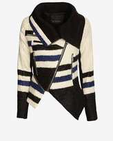 Thumbnail for your product : Yigal Azrouel Elongated Striped Jacket