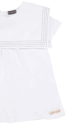 Yellowsub Cotton Jersey T-shirt W/ Poplin Collar