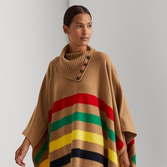 Lauren Ralph Lauren Ralph Lauren Striped Wool-Blend Poncho - ShopStyle  Sweaters