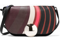Emilio Pucci Printed leather and suede shoulder bag