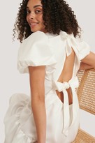 Thumbnail for your product : NA-KD Tie Back Structured Dress