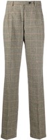 Thumbnail for your product : Massimo Alba High-Waisted Houudstooth Trousers