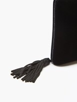 Thumbnail for your product : Sophie Bille Brahe Tasselled Small Velvet Jewellery Box - Black