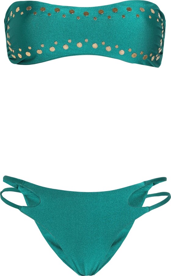 COTAZUR Bikini Emerald Green ShopStyle Two Piece Swimsuits
