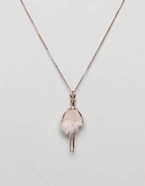 Ted Baker Bunny Tail Ballerina Necklace