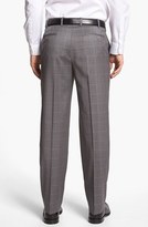 Thumbnail for your product : Zanella 'Devon' Flat Front Windowpane Trousers