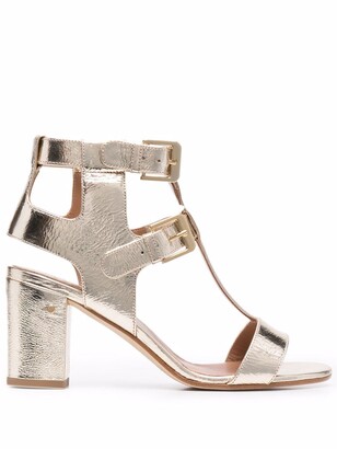 Laurence Dacade T-bar strap 70mm leather sandals