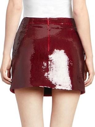 Saint Laurent Sequined Mini Skirt