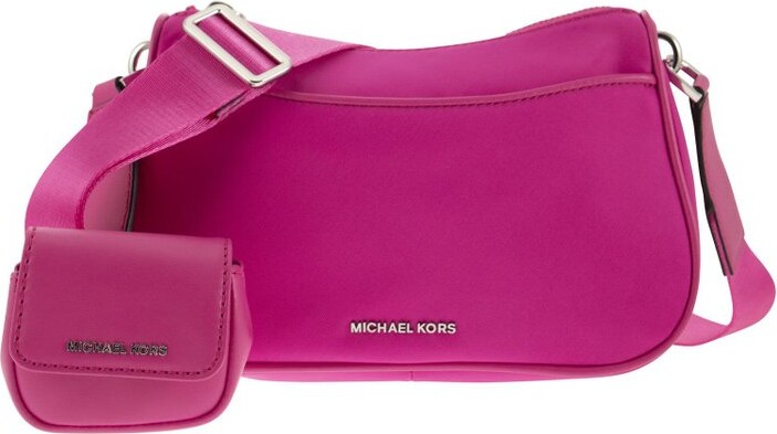 Michael Michael Kors Jet Set Large East/West Crossbody Handbags Geranium : One Size
