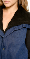 Thumbnail for your product : OAK Sherpa Square Collar Jacket