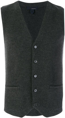 Lardini classic fitted waistcoat