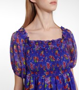 Thumbnail for your product : Caroline Constas Dora floral silk chiffon dress