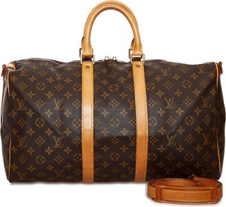 Louis Vuitton Monogram Canvas Keepall 45 (Authentic Pre-Owned) - ShopStyle  Satchels & Top Handle Bags
