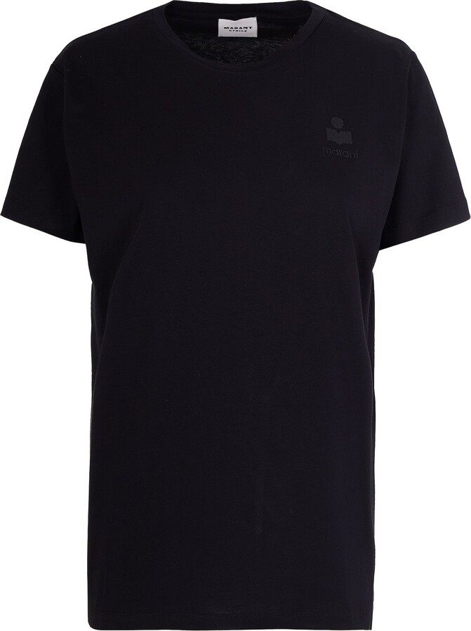 Etoile Isabel Marant Logo Embroidered T-Shirt