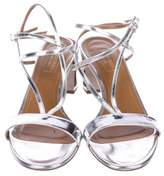 Thumbnail for your product : Aquazzura Metallic Embellished Sandals