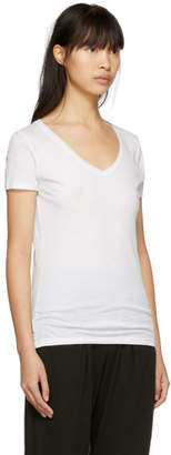 Skin White Easy V-Neck T-Shirt