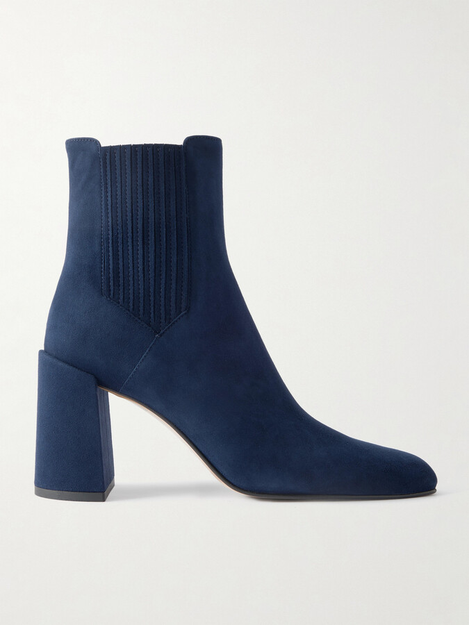 Gabriela Hearst Luke Suede Ankle Boots - Blue