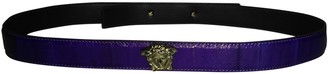 Versace Purple Crocodile Belts