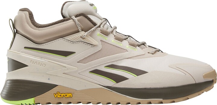 Reebok Men's Nano X3 Adventure Training Shoes, Size 5, Tan/Green