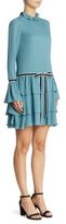 Thumbnail for your product : Wes Gordon Silk Georgette Flounce Collar Dress