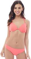 Thumbnail for your product : Board Angels Womens Plain Bikini Coral