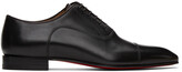 Thumbnail for your product : Christian Louboutin Black Leather Greggo Lace-Up Shoes