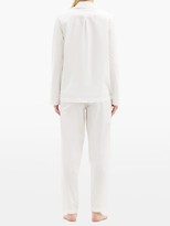 Thumbnail for your product : GENERAL SLEEP Classic Organic Cotton-poplin Pyjamas - White