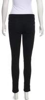 Thumbnail for your product : Rag & Bone Mid-Rise Leather-Accented Pants