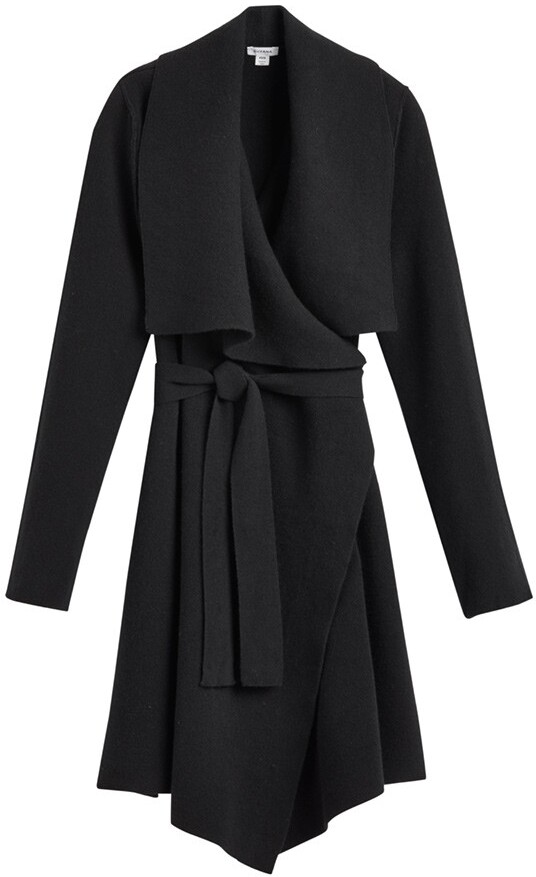Cuyana Wool Cashmere Short Wrap Coat - ShopStyle