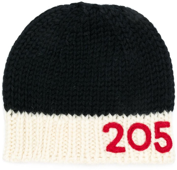 calvin klein logo beanie