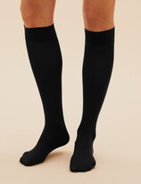 Thumbnail for your product : Marks and Spencer 2pk 60 Denier Body Sensor™ Opaque Knee Highs