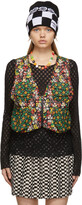 Thumbnail for your product : Anna Sui Black Mesh Field Flower Vest