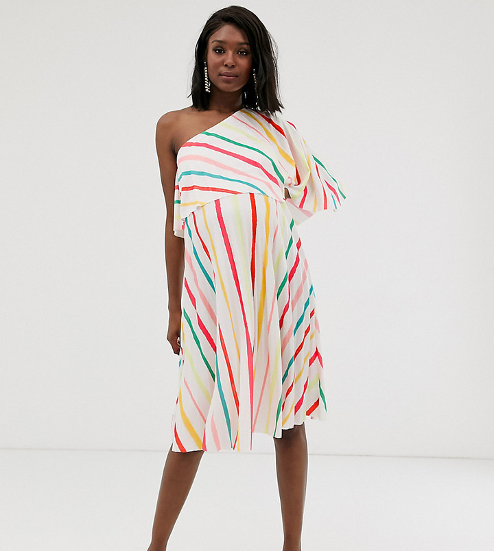 pleated crop top midi dress
