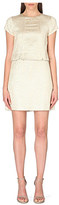 Thumbnail for your product : Tory Burch Brielle metallic brocade cropped overlay dress