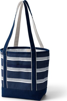 Lands' End Open Top Canvas Tote Bag, Size: Small, Blue - Yahoo Shopping