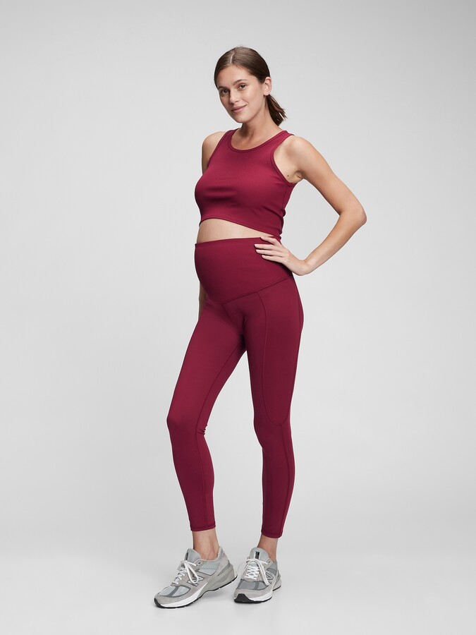 Gap Maternity GapFit Recycled High Rise Ribbed FullLength Leggings