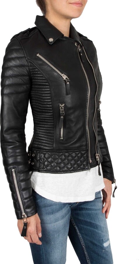 soft leather jacket womens uk
