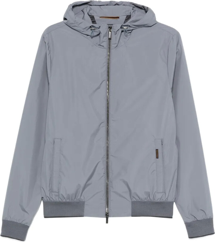 Moorer Zip Fastening Hooded Jacket