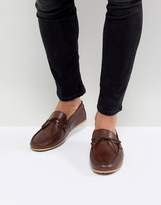 Thumbnail for your product : WALK LONDON Walk London Albert Leather Loafers In Brown