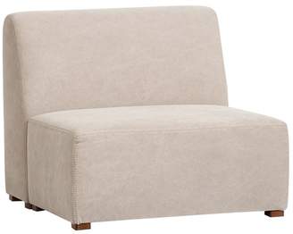 Pottery Barn Teen Swell Sectional, Ottoman, Kelly Slater Sand Washed Canvas