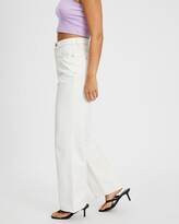 Thumbnail for your product : Lee Women's White High-Waisted - High Baggy Organic Jeans