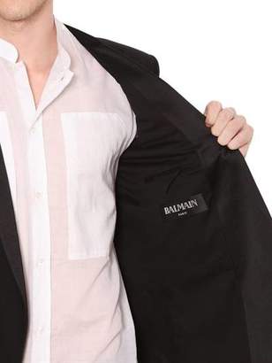 Balmain Embroidered Cotton Jacket