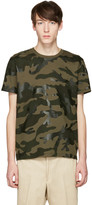 Thumbnail for your product : Valentino Green Camo T-shirt