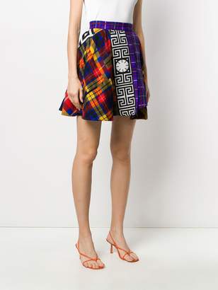 Versace Pre-Owned 1990's abstract pattern skirt
